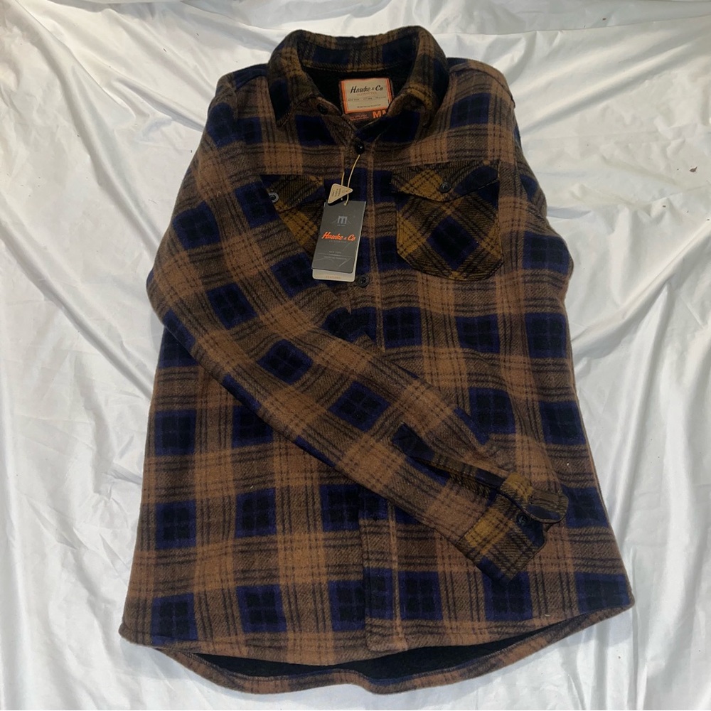 Hawke & Co fleece lined flannel